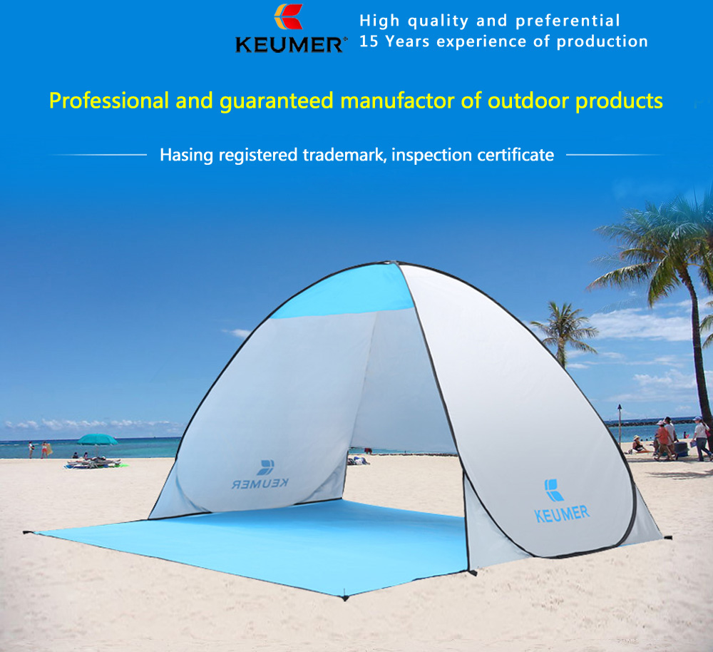 Cheap Goat Tents Keumer 2020 New Automatic Packable Camping Tent UV protection Pop Up Beach Tent Waterproof  for Outdoor Recreation Tourist Tents Tents 